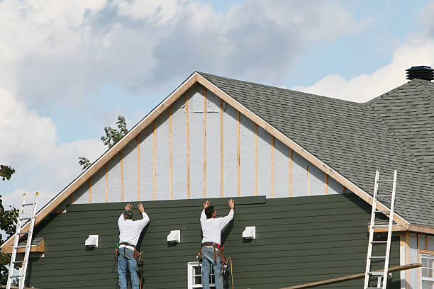Professional Siding technician working in Plymouth Meeting, PA
